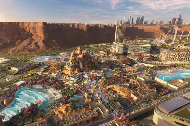 مشروع «أكواريبيا» في مدينة القدية (واس)