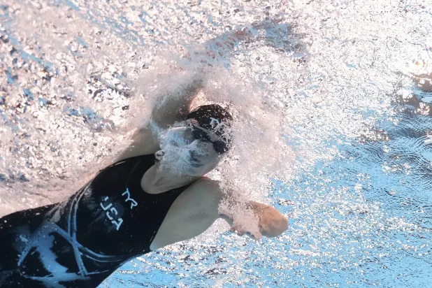 كاتي ليديكي تألقت في سنغافورة (أ.ب)