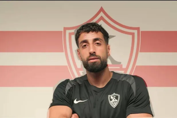 المهاجم الدولي الفلسطيني عُدي الدباغ (نادي الزمالك) 