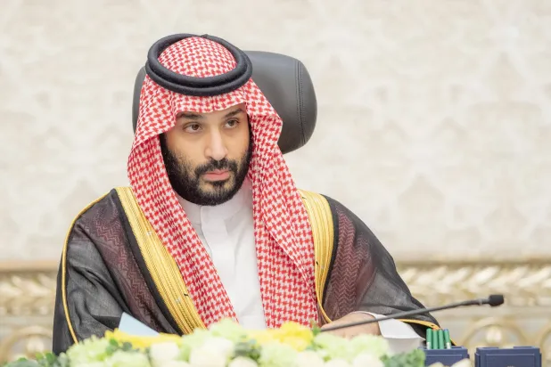 الأمير محمد بن سلمان ولي العهد السعودي لدى ترؤسه جلسة مجلس الوزراء في نيوم الثلاثاء (واس)