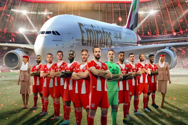 بروشور بثه بايرن ميونيخ بعد إبرام الشراكة (موقع النادي) 