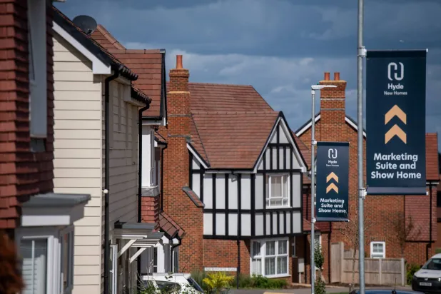 مشهد عام لمشروع سكني جديد في ويتستابل هايتس (رويترز)