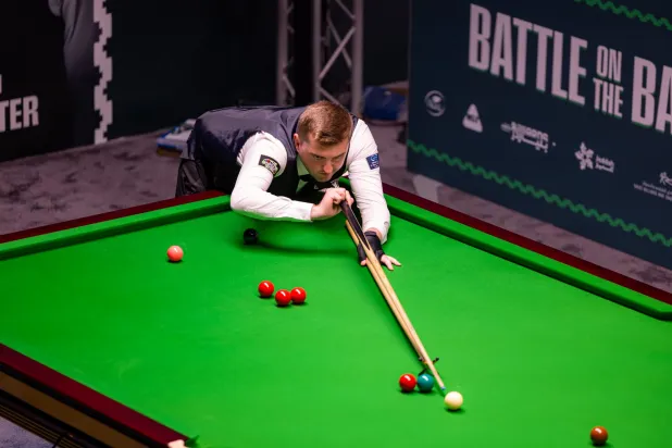 من منافسات بطولة السنوكر بجدة (الشرق الأوسط)