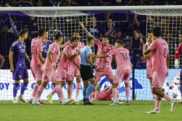 اهتزت شباك إنتر ميامي بعد دقيقتين من صافرة البداية (أ.ب)