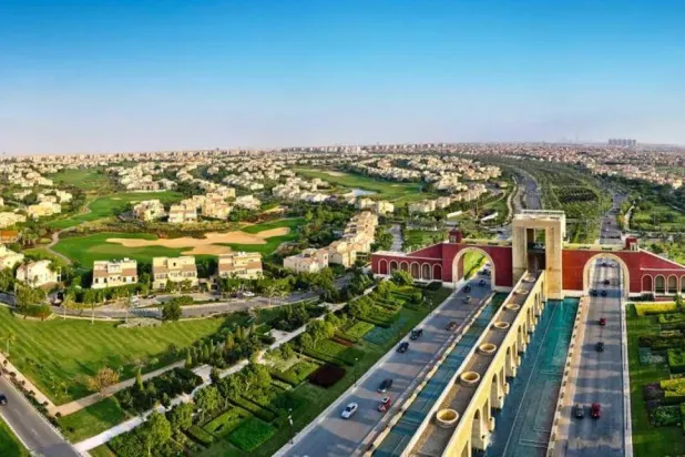 منظر أفقي من مدينة «مدينتي» التابعة لـ«طلعت مصطفى» (الشرق الأوسط)