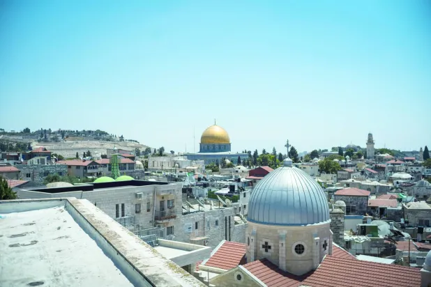 
جانب من مدينة القدس (د.ب.أ)