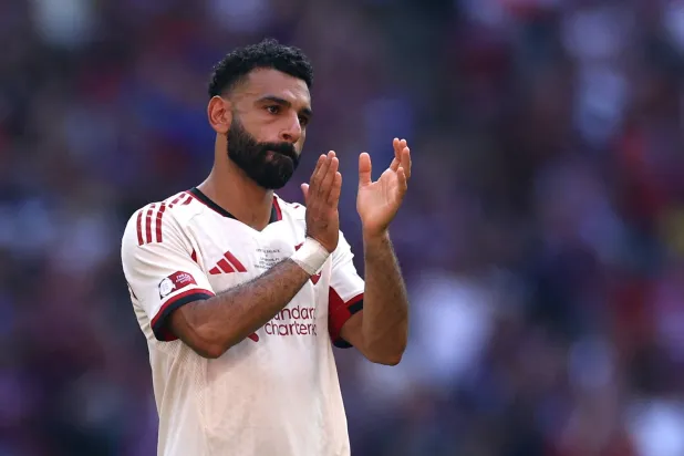 النجم المصري محمد صلاح هداف ليفربول الإنجليزي (رويترز)