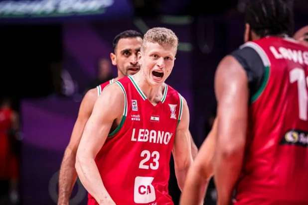 منتخب لبنان يواصل عروضه القوية في كاس آسيا للسلة (الاتحاد الآسيوي لكرة السلة)