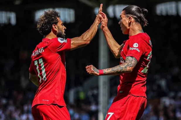 صلاح شكّل ثنائياً رائعاً مع نونيز (الشرق الأوسط)