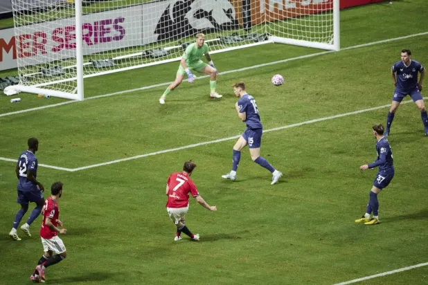 من إحدى وديات مانشستر يونايتد استعداداً للموسم الجديد (موقع النادي)