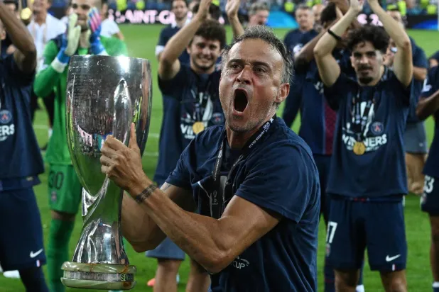 لويس إنريكي (رويترز)