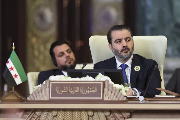 وزير الخارجية السوري أسعد الشيباني (أرشيفية - أ.ب)