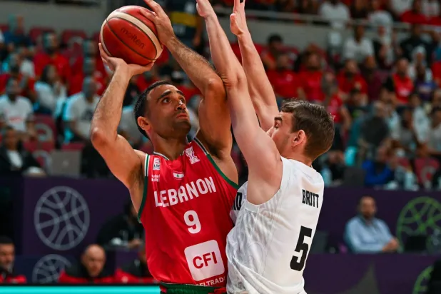 من المواجهة التي جمعت لبنان ونيوزيلندا (تصوير: علي خمج)