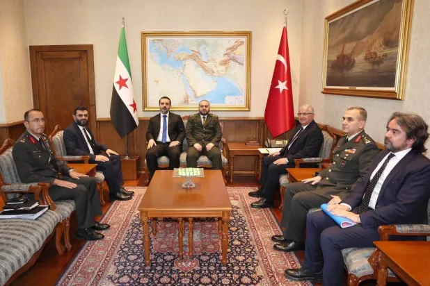 Turkish defense minister meets Syrian defense, foreign and intelligence chiefs in Ankara (Turkish Defense Ministry on X) 