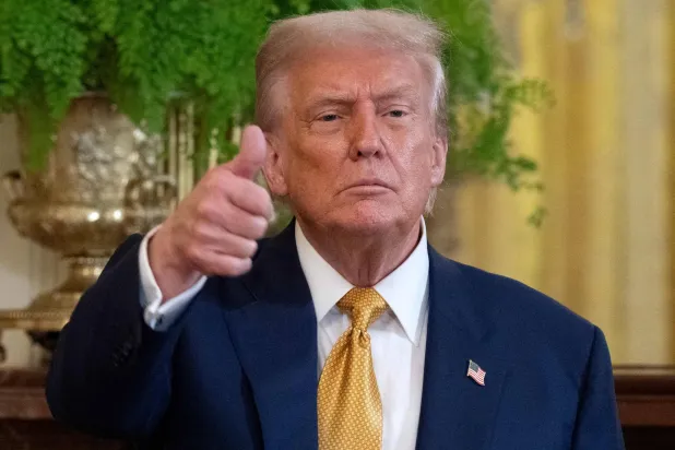 ترمب في حفل لأعضاء الكونغرس الجمهوريين بالبيت الأبيض يوم 22 يوليو 2025 (أ.ف.ب)