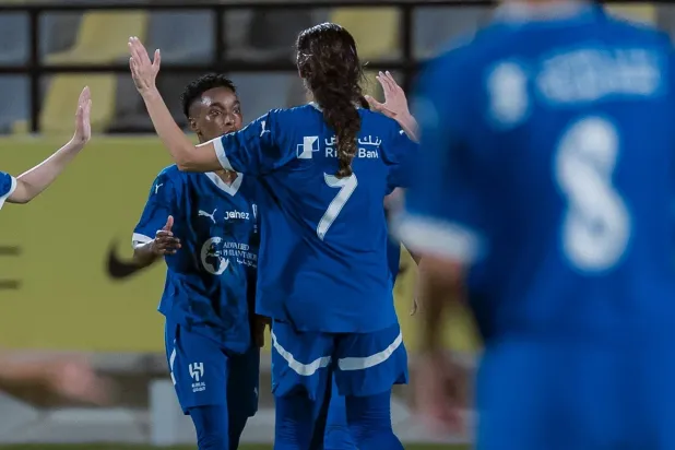 فرحة هلالية بأحد الأهداف (الشرق الأوسط)