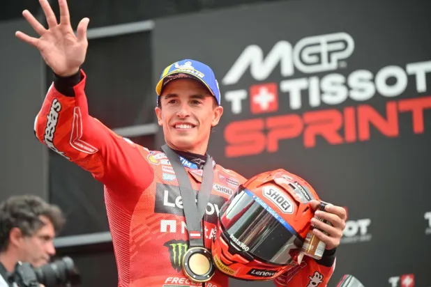 مارك ماركيز متسابق فريق دوكاتي (أ.ف.ب)