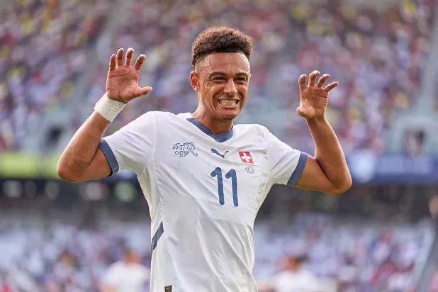 المهاجم السويسري بريل إمبولو نجم نادي موناكو الفرنسي (وسائل إعلام سويسرية)