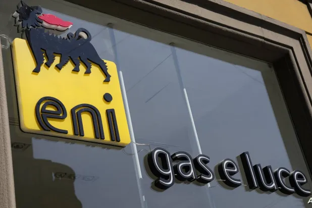 شعار شركة «إيني» الإيطالية (أ.ب)