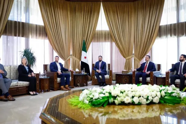 Syrian President Meets with US Congressional Delegation in Damascus