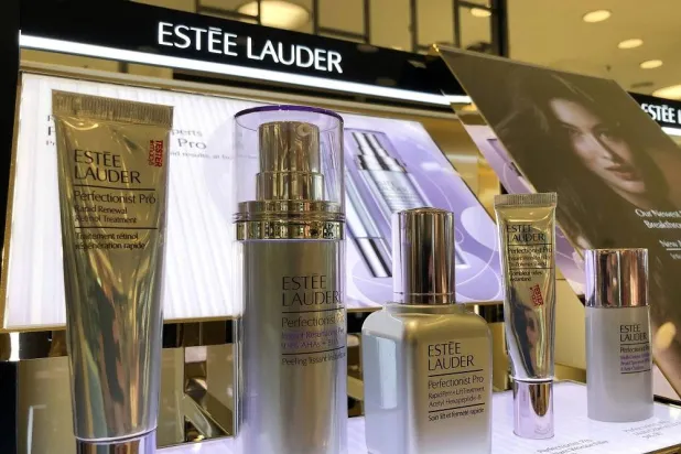 An Estee Lauder cosmetics counter is seen in Los Angeles, California, US, August 19, 2019. (Reuters)
