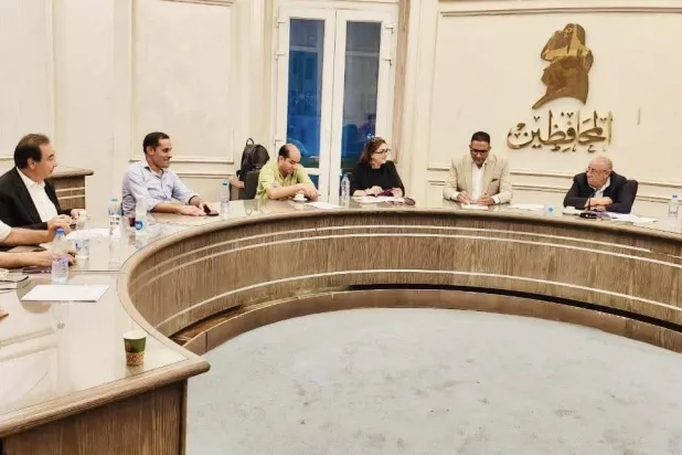 اجتماع الحركة المدنية المعارضة بمصر (حزب الدستور)