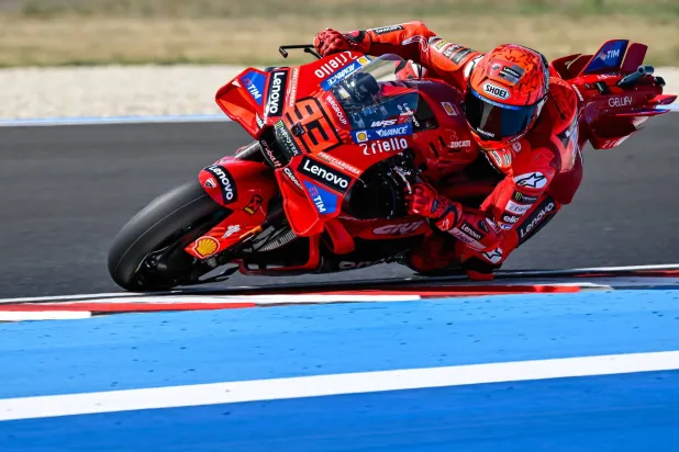 مارك ماركيز متسابق دوكاتي بطل سباق السرعة بالمجر (إ.ب.أ)