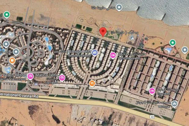 صورة للتصميم الذي أثار جدلاً في مصر (خرائط غوغل)