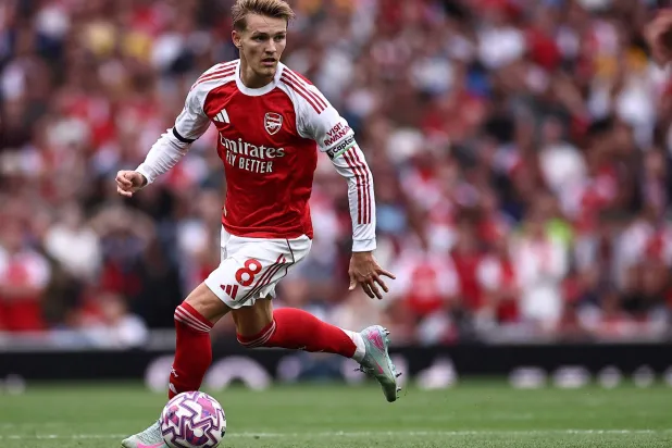 مارتن أوديغارد قائد آرسنال الإنجليزي (أ.ف.ب)