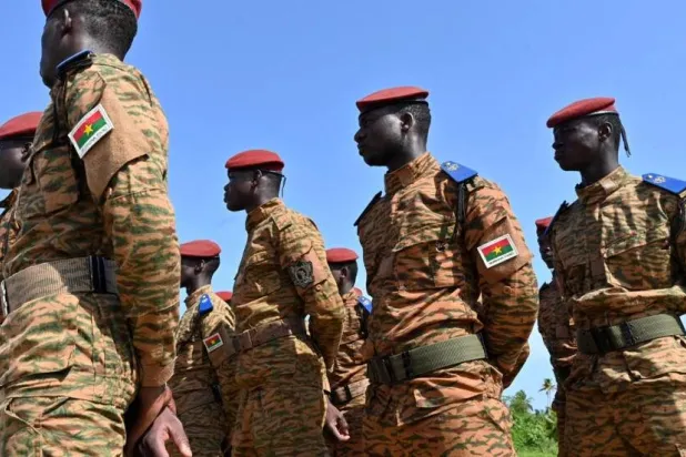 عناصر من جيش بوركينا فاسو في أثناء التدريبات (أرشيفية)