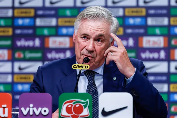 أنشيلوتي مدرب البرازيل (إ.ب.أ)