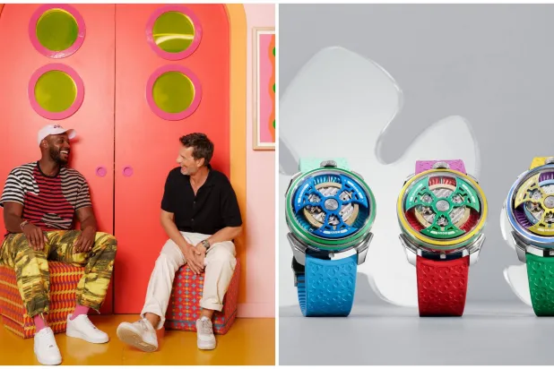 ماكسيميليان بوسير مالك «إم بي آند إف» والفنان ينكا إيلوري والساعات التي أثمرها تعاونهما (خاص)