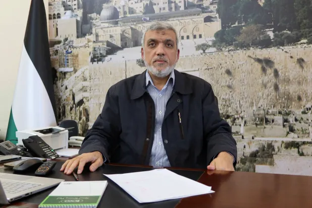 عزت الرشق عضو المكتب السياسي لحركة «حماس» (أرشيفية - رويترز)