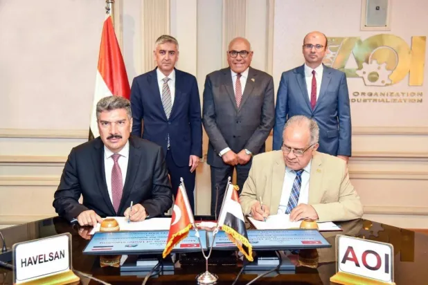 From the memorandum of understanding signing ceremony… (Arab Organization for Industrialization website) 