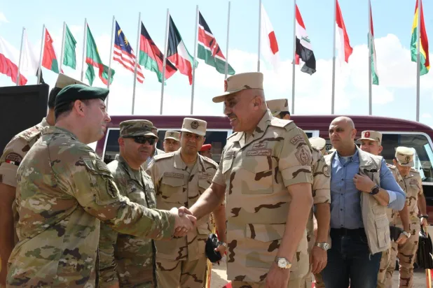 رئيس أركان حرب القوات المسلحة المصرية يتفقد فعاليات تدريب «النجم الساطع 2025» (المتحدث العسكري المصري)
