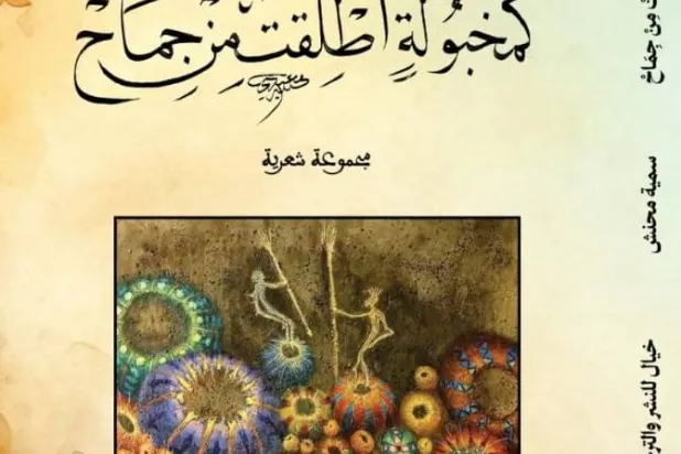 غلاف ديوان «كمخبولةٍ أطلقت من جماح» (الشرق الأوسط)