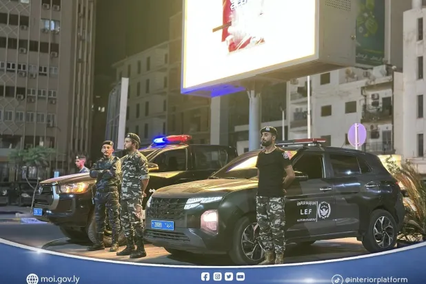 دوريات تابعة لإدارة إنفاذ القانون في غرب ليبيا (وزارة الداخلية)