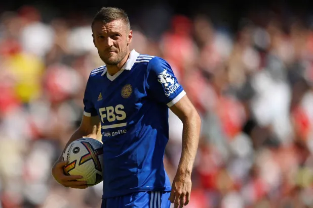 المهاجم الإنجليزي الدولي السابق جايمي فاردي (رويترز)