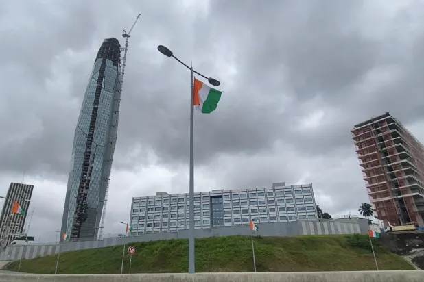 صورة من مدينة ابيدجان العاصمة الاقتصادية لكوت ديفوار (الشرق الاوسط)