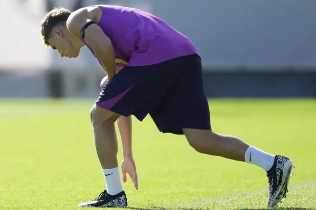 فيرمين لوبيز لاعب برشلونة (إ.ب.أ)