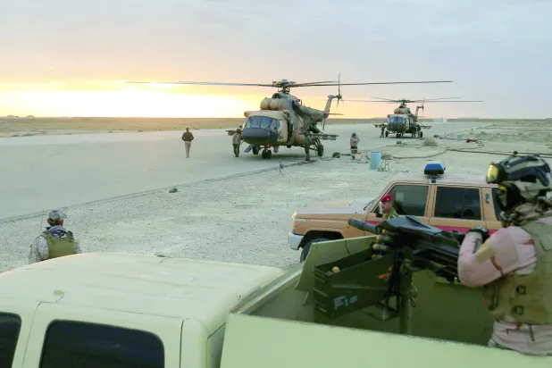 قاعدة «عين الأسد» في الأنبار (رويترز)