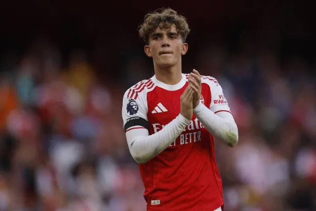 ماكس داومان لاعب آرسنال الشاب (رويترز)