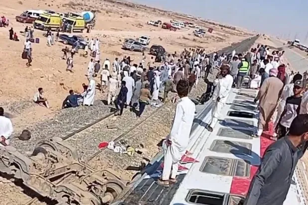 صورة متداولة للحادث على منصة «إكس»