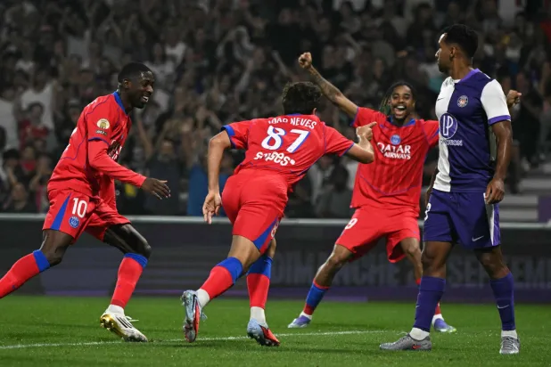 سان جيرمان أحرز فوزا عريضا على تولوز (أ.ف.ب)