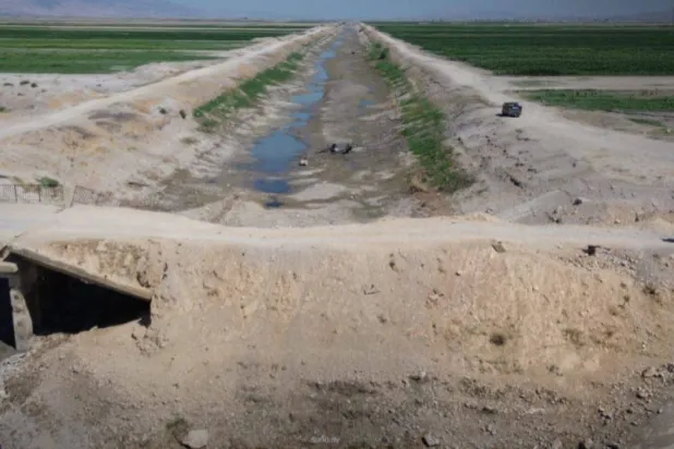 جفاف المياه في نهر العاصي شمال غربي سوريا (سانا)