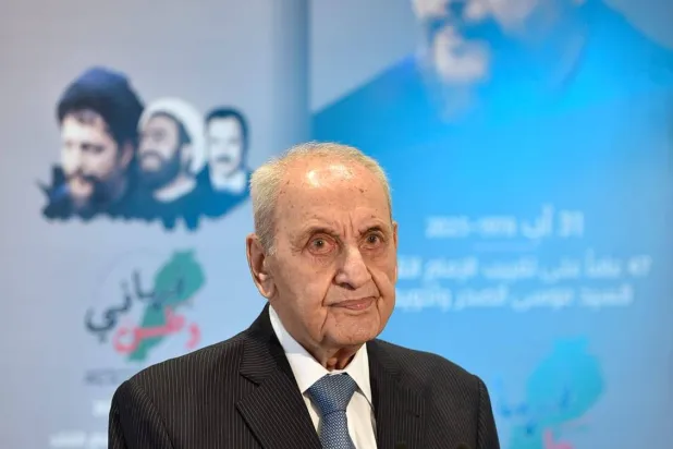 رئيس البرلمان في كلمة متلفزة إلى اللبنانيين في الذكرى الـ47 لإخفاء الإمام موسى الصدر (رئاسة البرلمان)