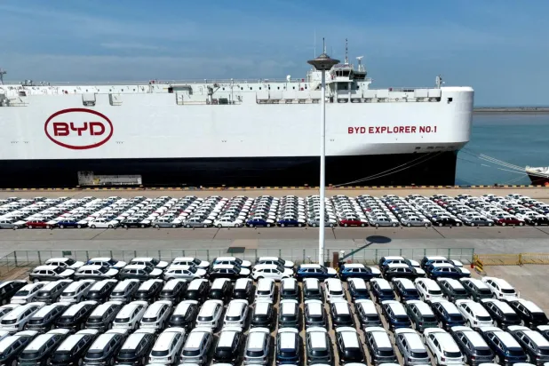 Çin menşeli elektrikli araçlar dünya pazarını domine ediyor (China Daily/Reuters)