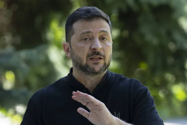 الرئيس الأوكراني فولوديمير زيلينسكي (إ.ب.أ)