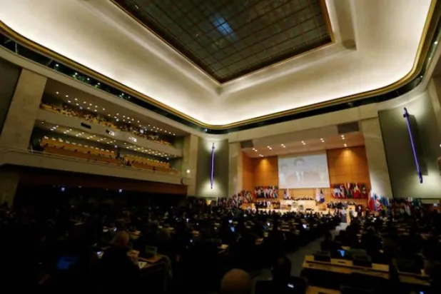 مؤتمر العمل السنوي لمنظمة العمل الدولية في جنيف (أرشيفية - رويترز)