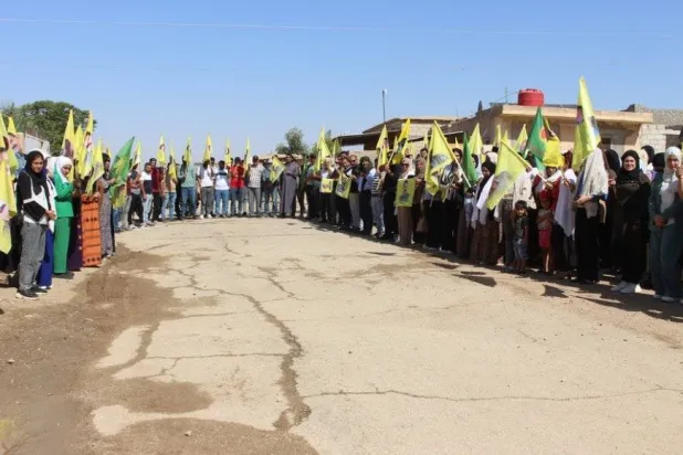 من احتفالات شرق وشمال سوريا بـ«يوم السلام العالمي» (وكالة هاوار)